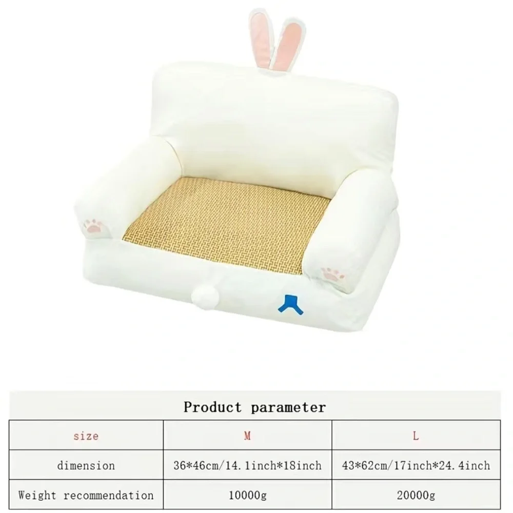 Cozy Summer Pet Bed: Keep Your Pet Comfy and Cool with an Ice Mat Sofa!
